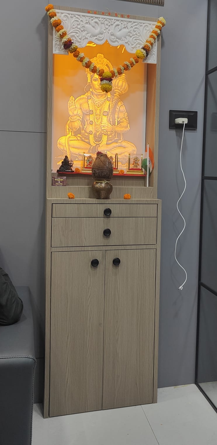 Beautiful mandir installation