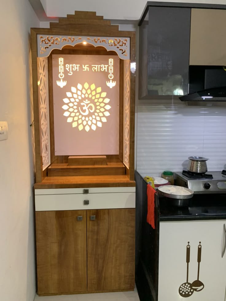 Modern mandir design