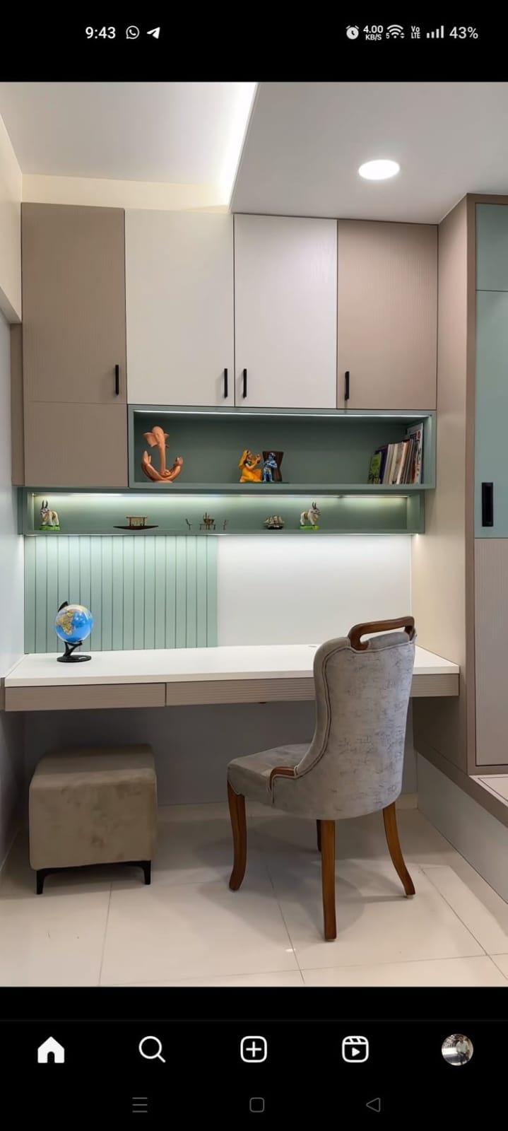 Computer desk with storage